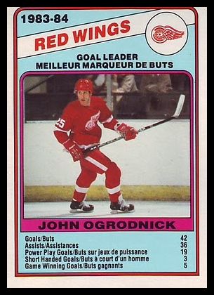 356 John Ogrodnick Detroit Red Wings